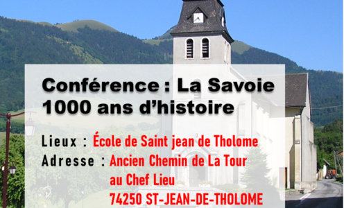 Conférence 2 février 2023 – Saint Jean de Tholome